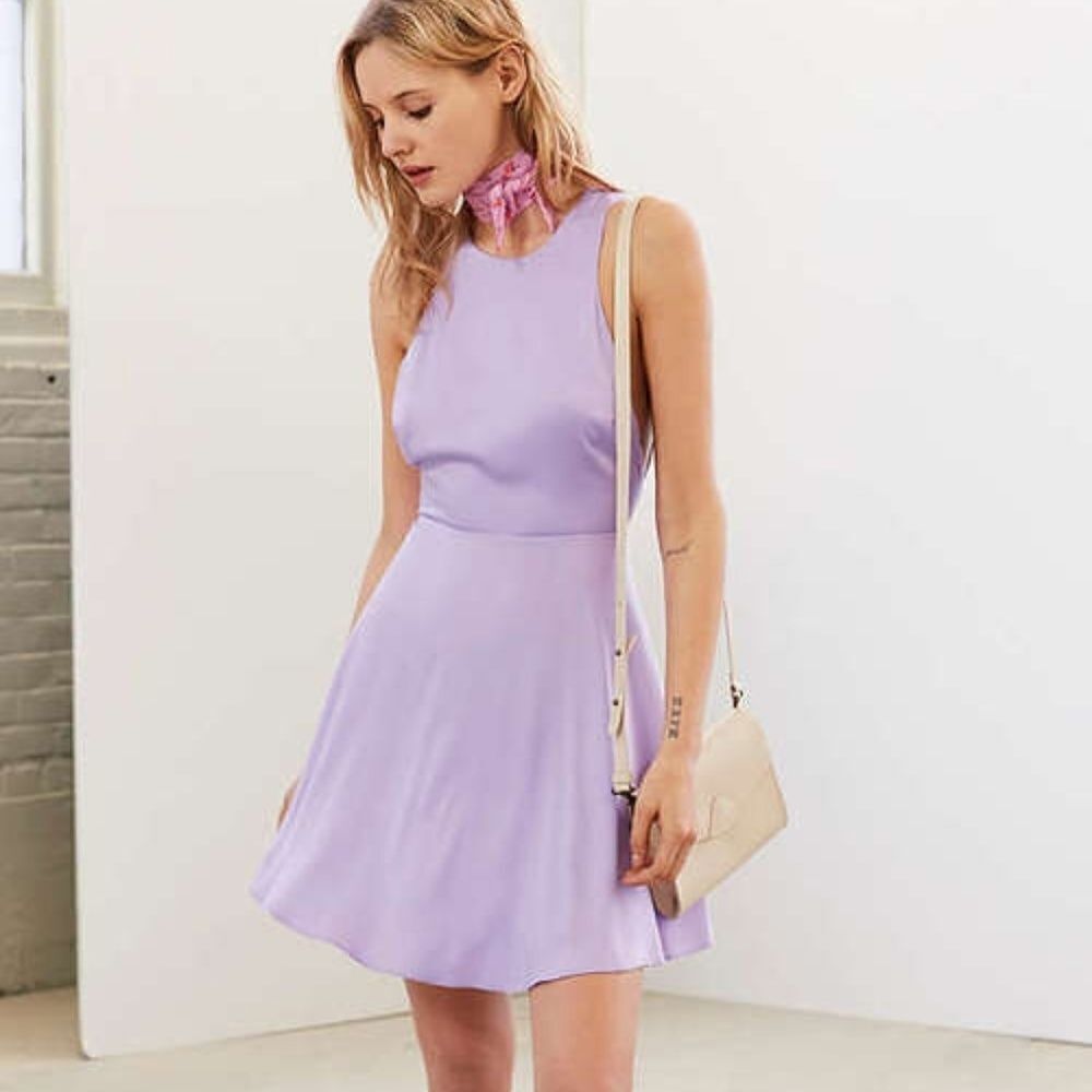 Silence & Noise Lavender Dress